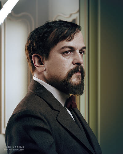 Claude Debussy - foto colorizada